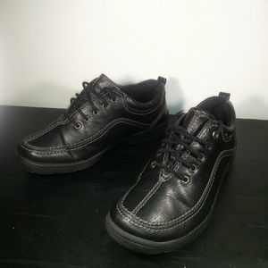 Oxford Kinley Black Leather Shoes Women's size 7.5